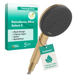 Hansgrohe Raindance Alive Select S Handbrause 125mm, 7,1l/min, 3jet EcoSmart, Brush... HANSGROHE-24511140 4059625473351 (Abb. 1)