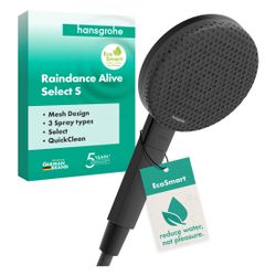 Hansgrohe Raindance Alive Select S Handbrause 125mm, 7,1l/min, 3jet EcoSmart, Matts... HANSGROHE-24511670 4059625473337 (Abb. 1)
