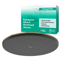Hansgrohe Raindance Alive S Kopfbrause 300mm, 11l/min, 1jet, Brushed Bronze... HANSGROHE-24520140 4059625449165 (Abb. 1)
