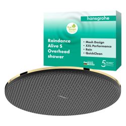 Hansgrohe Raindance Alive S Kopfbrause 300mm, 6,8l/min, 1jet EcoSmart, Polished Gol... HANSGROHE-24521990 4059625568378 (Abb. 1)