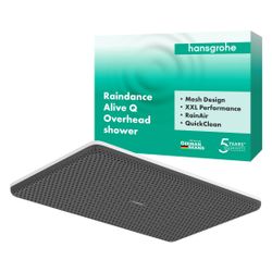Hansgrohe Raindance Alive Q Kopfbrause, 11l/min, 210x340mm 1jet, Mattweiß... HANSGROHE-24530700 4059625449240 (Abb. 1)
