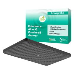 Hansgrohe Raindance Alive Q Kopfbrause, 6,8l/min, 210x340mm, 1jet, EcoSmart, Brushe... HANSGROHE-24531340 4059625568286 (Abb. 1)