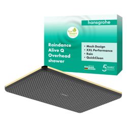 Hansgrohe Raindance Alive Q Kopfbrause, 6,8l/min, 210x340mm, 1jet, EcoSmart, Polish... HANSGROHE-24531990 4059625568279 (Abb. 1)