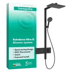 Hansgrohe Raindance Alive Q Showerpipe Duschsystem 210x340mm, 1jet, ShowerSelect Co... HANSGROHE-24580670 4059625568545 (Abb. 1)