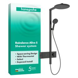 Hansgrohe Raindance Alive S Showerpipe Duschsystem 300mm, 1jet, ShowerSelect Comfor... HANSGROHE-24582340 4059625568439 (Abb. 1)
