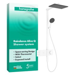 Hansgrohe Raindance Alive Q Showerpipe Duschsystem 210x340mm, 2jet, ShowerSelect Co... HANSGROHE-24590700 4059625568699 (Abb. 1)