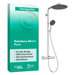 Hansgrohe Raindance Alive S Puro Showerpipe Duschsystem 300 1jet, Ecostat Element, ... HANSGROHE-24592000 4059625568613 (Abb. 1)