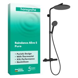 Hansgrohe Raindance Alive S Puro Showerpipe Duschsystem 300 1jet, Ecostat Element, ... HANSGROHE-24592670 4059625568989 (Abb. 1)