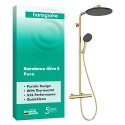 Hansgrohe Raindance Alive S Puro Showerpipe Duschsystem 300 1jet, Ecostat Element, ... HANSGROHE-24592990 4059625568965 (Abb. 1)