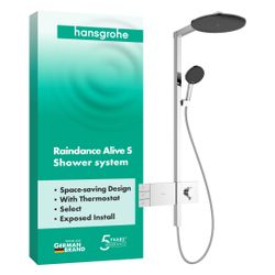 Hansgrohe Raindance Alive S Showerpipe Duschsystem 300mm, 2jet, ShowerSelect Comfor... HANSGROHE-24595000 4059625568835 (Abb. 1)