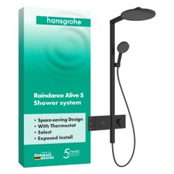 Hansgrohe Raindance Alive S Showerpipe Duschsystem 300mm, 2jet, ShowerSelect Comfor... HANSGROHE-24595670 4059625568804 (Abb. 1)