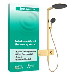Hansgrohe Raindance Alive S Showerpipe Duschsystem 300mm, 2jet, ShowerSelect Comfor... HANSGROHE-24595990 4059625569054 (Abb. 1)