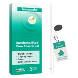 Hansgrohe Raindance Alive Select S Brauseset 125mm, 7,1l/min, 3jet EcoSmart, Brause... HANSGROHE-24603700 4059625557877 (Abb. 1)