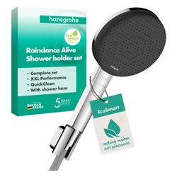 Hansgrohe Raindance Alive Select S Brausehalterset 125mm, 7,1l/min, 3jet EcoSmart, ... HANSGROHE-24611000 4059625569146 (Abb. 1)