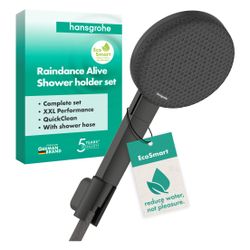 Hansgrohe Raindance Alive Select S Brausehalterset 125mm, 7,1l/min, 3jet EcoSmart, ... HANSGROHE-24611340 4059625569122 (Abb. 1)