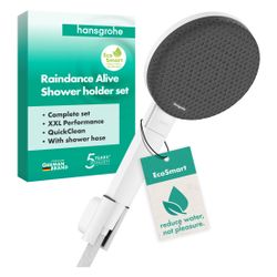 Hansgrohe Raindance Alive Select S Brausehalterset 125mm, 7,1l/min, 3jet EcoSmart, ... HANSGROHE-24611700 4059625569108 (Abb. 1)