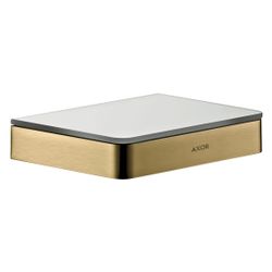 Hansgrohe AXOR Universal Softsquare Ablage 150mm, Sicherheitsglas, Brushed Gold Opt... HANSGROHE-42840250 4059625083758 (Abb. 1)