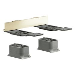 Hansgrohe AXOR Universal Softsquare Adapterset, Brushed Gold Optic... HANSGROHE-42870250 4011097829838 (Abb. 1)