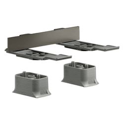 Hansgrohe AXOR Universal Softsquare Adapterset, Brushed Black Chrome... HANSGROHE-42870340 4011097829807 (Abb. 1)
