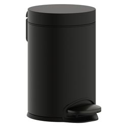 Hansgrohe AddStoris Treteimer, 3L, herausnehmbarem Einsatz, Brushed Black Chrome... HANSGROHE-41775340 4059625698327 (Abb. 1)
