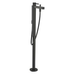 Hansgrohe Finoris Einhebel-Wannenmischer bodenstehend, 20,6l/min, Brushed Black Chr... HANSGROHE-76445340 4059625751824 (Abb. 1)