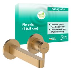 Hansgrohe Finoris Einhebel-Waschtischmischer Unterputz, 5l/min, für Wandmontage, Au... HANSGROHE-76051140 4059625751435 (Abb. 1)