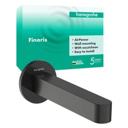 Hansgrohe Wanneneinlauf Finoris, G 1/2", 174mm, Normalstrahl, Brushed Black Chrome,... HANSGROHE-76410340 4059625751565 (Abb. 1)