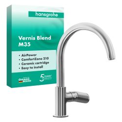 hansgrohe Vernis Blend M35 Einhebel-Küchenmischer 210mm 11,1l/min 1jet, Chrom... HANSGROHE-71870000 4059625321362 (Abb. 1)