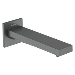Hansgrohe Tecturis E Wanneneinlauf, 210mm, 22l/min, WaterfallStream, Brushed Black ... HANSGROHE-73410340 4059625811252 (Abb. 1)