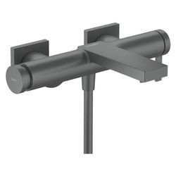 Hansgrohe Tecturis E Einhebel-Wannenmischer Aufputz, 22l/min, Brushed Black Chrome... HANSGROHE-73420340 4059625811269 (Abb. 1)