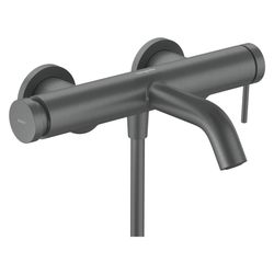 Hansgrohe Tecturis S Einhebel-Wannenmischer Aufputz, 21,4l/min, Brushed Black Chrom... HANSGROHE-73422340 4059625811511 (Abb. 1)