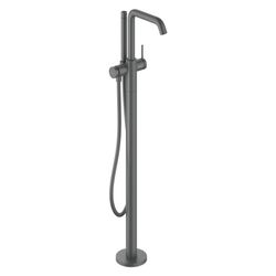 Hansgrohe Tecturis S Einhebel-Wannenmischer bodenstehend, 21l/min, Brushed Black Ch... HANSGROHE-73440340 4059625811528 (Abb. 1)