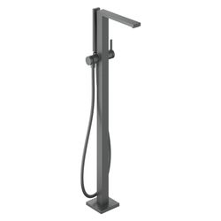 Hansgrohe Tecturis E Einhebel-Wannenmischer bodenstehend, 23,5l/min, Brushed Black ... HANSGROHE-73445340 4059625811283 (Abb. 1)