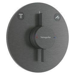 Hansgrohe DuoTurn S Mischer Unterputz, 29,5l/min, für 2 Verbraucher, Brushed Black ... HANSGROHE-75418340 4059625829905 (Abb. 1)