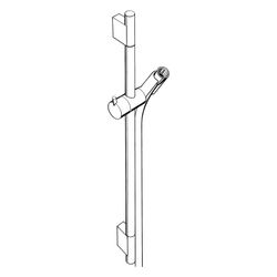 hansgrohe Unica Brausestange S Puro 1008mm Mattweiß mit Isiflex Brauseschlauch 1,60... HANSGROHE-28631700 4059625231111 (Abb. 1)
