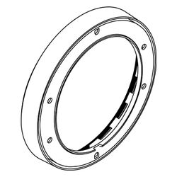 hansgrohe Verlängerungsrosette für iBox universal d. 170mm, Chrom... HANSGROHE-13596000 4011097393803 (Abb. 1)