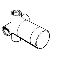 hansgrohe Grundkörper für Quattro 4-Wege Umstellventil Unterputz... HANSGROHE-15930180 4011097345239 (Abb. 1)