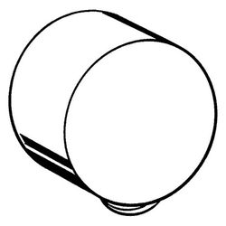 Hansgrohe AXOR Starck Fixfit Wandanschluss rund, Rückflussverhinderer, DN 15, G 1/2... HANSGROHE-27451340 4011097828688 (Abb. 1)