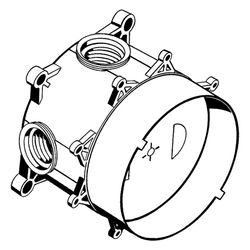 hansgrohe iBox universal Grundkörper für alle Brausen-, Wannen- und Thermostat-Fert... HANSGROHE-01800180 4011097347240 (Abb. 1)