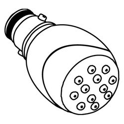 hansgrohe Wechsel-Strahleinsatz Normalstrahl, Chrom... HANSGROHE-28406000 4011097437545 (Abb. 1)
