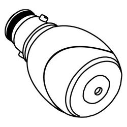 Hansgrohe Wechsel-Strahleinsatz Massagestrahl, Chrom, 28408000... HANSGROHE-28408000 4011097437552 (Abb. 1)
