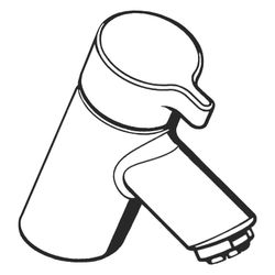 hansgrohe Talis S Standventil 40 Chrom für Kaltwasser oder vorgemischtes Wasser ohn... HANSGROHE-13132000 4011097526058 (Abb. 1)