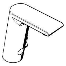 hansgrohe Metris S Elektronik-Waschtischmischer mit Temperaturregulierung Netzansch... HANSGROHE-31102000 4011097519234 (Abb. 1)
