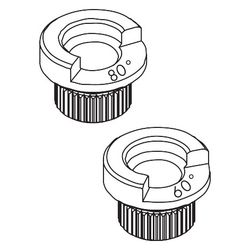 Hansgrohe Anschlagring Set 60 Grad/80 Grad für Talis Waschtischmischer, Chrom, 9225... HANSGROHE-92259000 4011097748375 (Abb. 1)