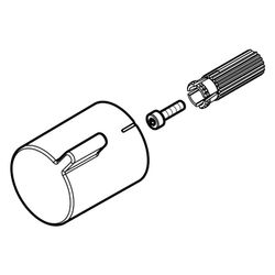 hansgrohe Thermostatgriff Ecostat Comfort, Chrom... HANSGROHE-95836000 4011097705484 (Abb. 1)