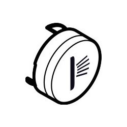Hansgrohe Druckknopf für Symbol Seitenbrause, Edelmatt, 93578880... HANSGROHE-93578880 4059625142660 (Abb. 1)