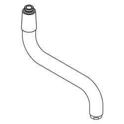 Hansgrohe Auslauf 200mm für Küche Wand, Chrom, 92616000... HANSGROHE-92616000 4011097779133 (Abb. 1)