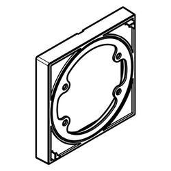 hansgrohe Shower Select Glas Verlängerungsrosette, Chrom... HANSGROHE-13604000 4011097825915 (Abb. 1)
