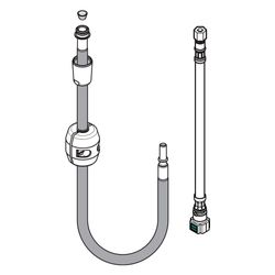 Hansgrohe Kunststoff-Schlauch für Küchenmischer 1,25m inkl. Gewicht, Sieb, 95048000... HANSGROHE-95048000 4011097263748 (Abb. 1)