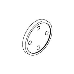 hansgrohe Fliesenausgleichsscheibe d. 60mm für Showerpipe Croma 100... HANSGROHE-95239000 4011097611686 (Abb. 1)